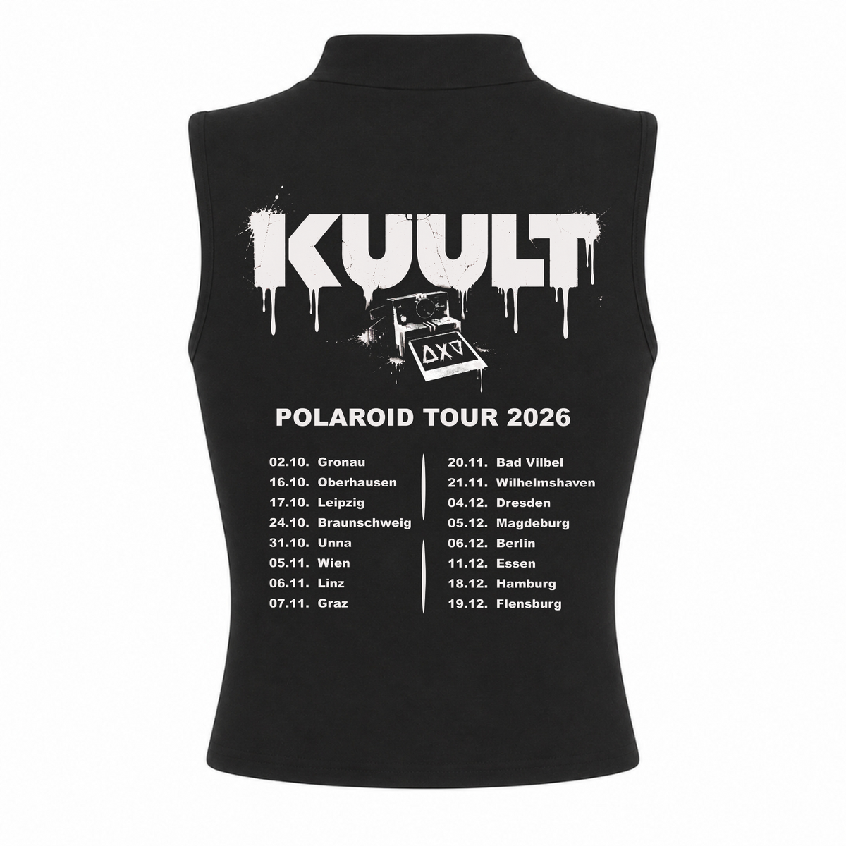 Polaroid Tour 2026 High Neck Women - schwarz - Rueckseite