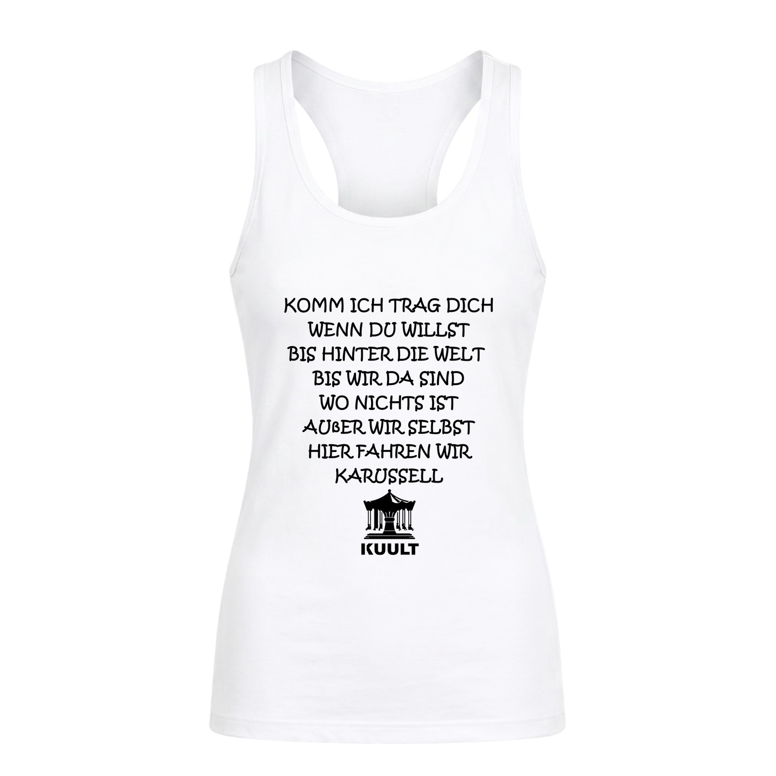 KUULT Karussell Basic Tanktop Women - weiß