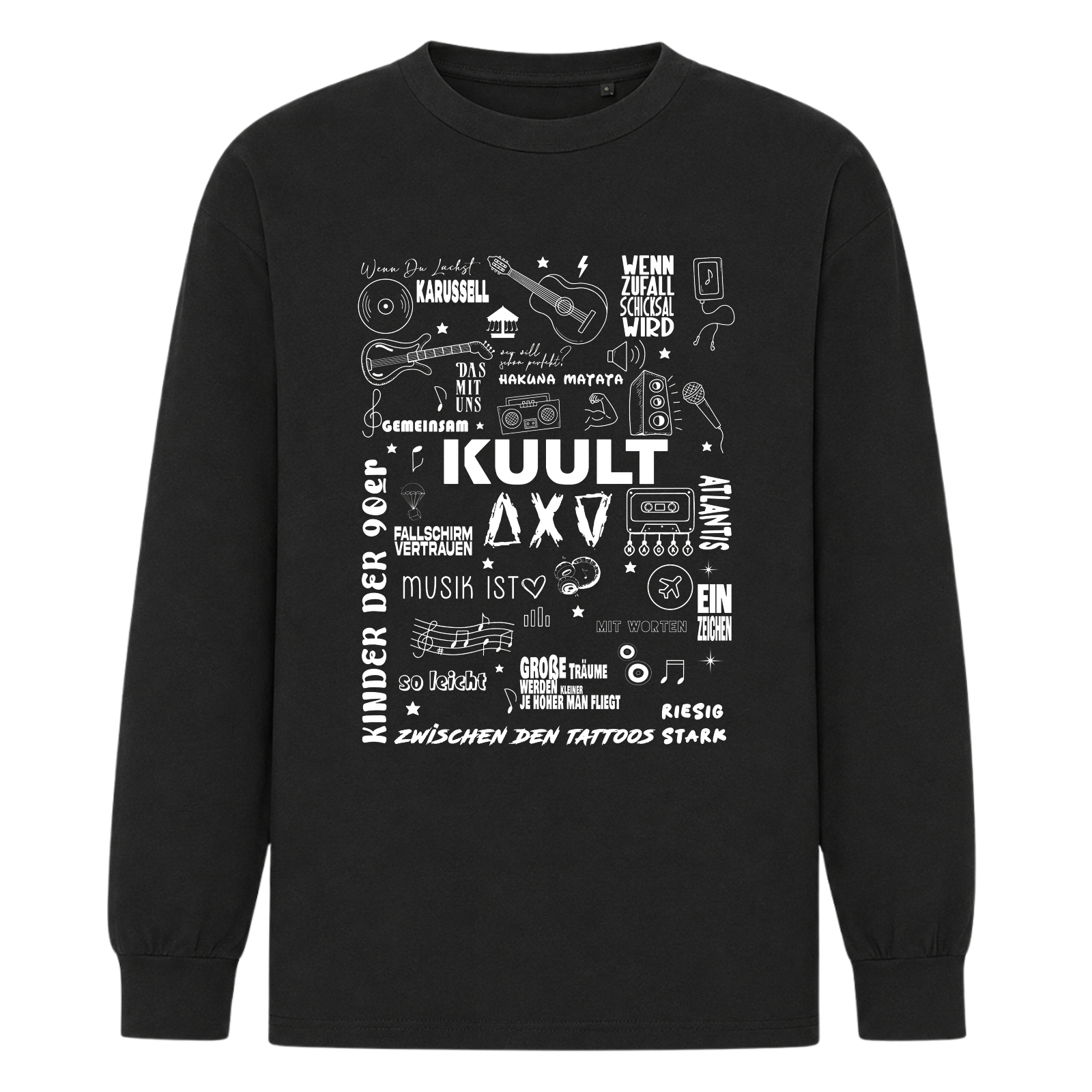 Longsleeve – Oversize Fit - Black