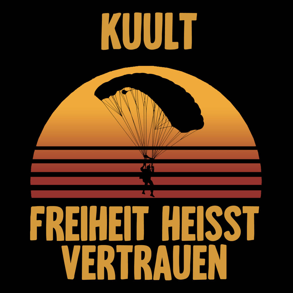 KUULT - FALLSCHIRMVERTRAUEN - Unisex Pullover - Back Print