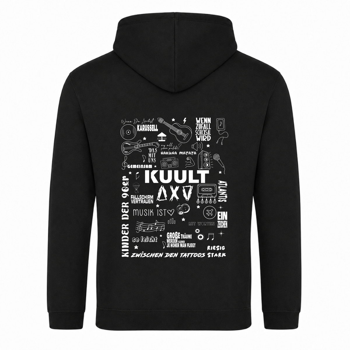 KUULT - Ohne Strom - Hoodie -Back Print - Schwarz