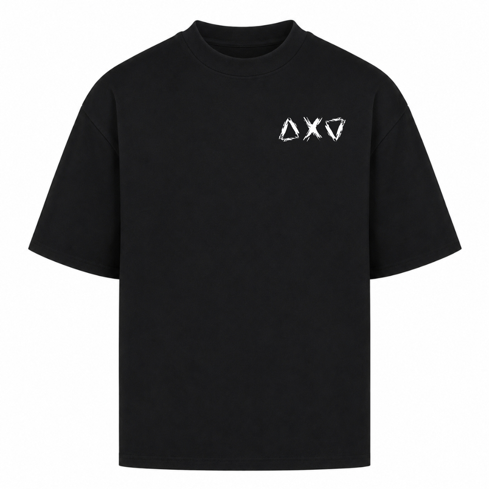 KUULT - BASIC LOGO - Unisex Oversize T-Shirt Ladies Oversized Tee - Black
