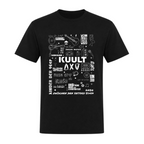 KUULT - OHNE STROM - Unisex T-Shirt - Front Print - schwarz