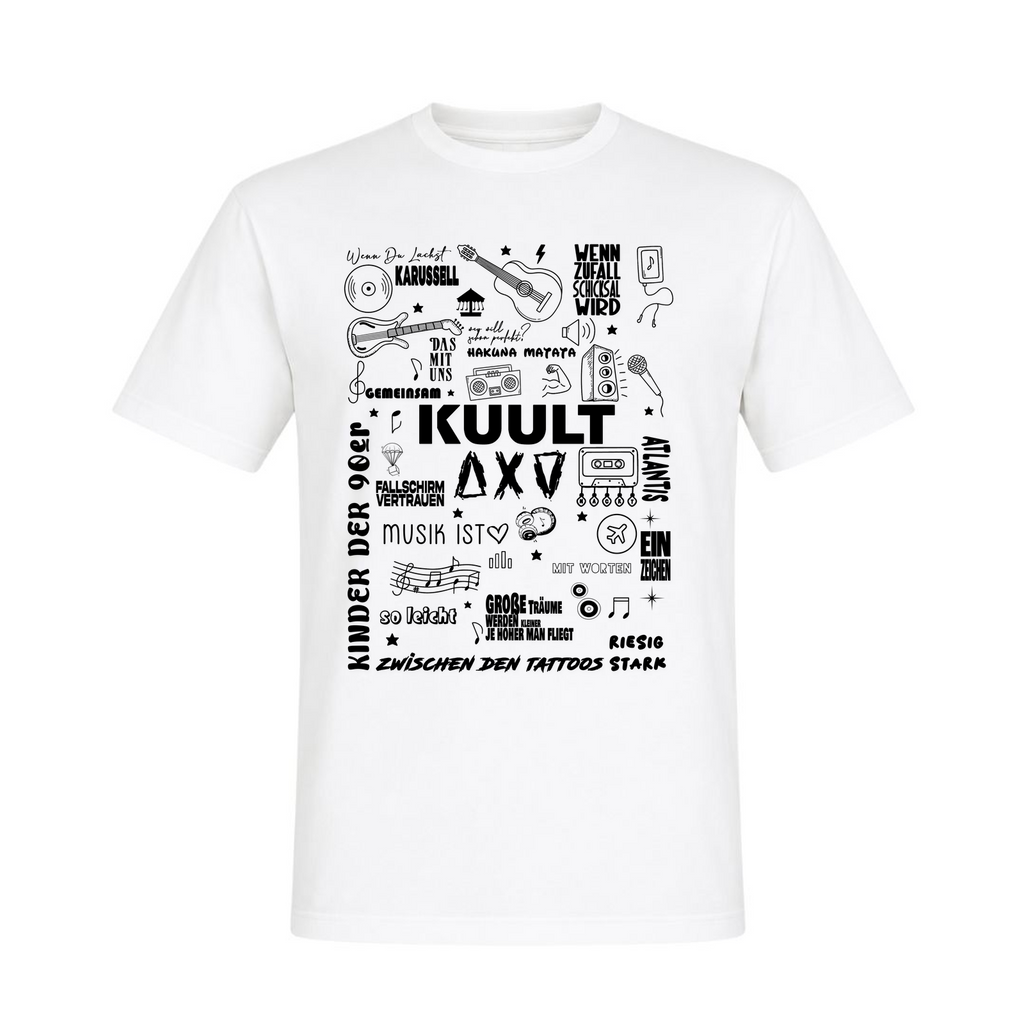 KUULT - OHNE STROM - Unisex T-Shirt - Front Print - weiß